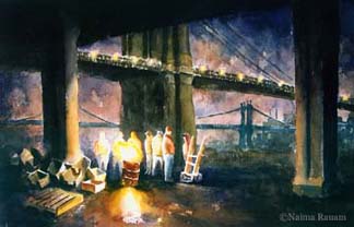 A Warming Fire at Dawn A Warming Fire at Dawn