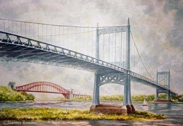 Part of the mural--Triborough Bridge