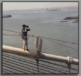 Naima on the Brooklyn Bridge